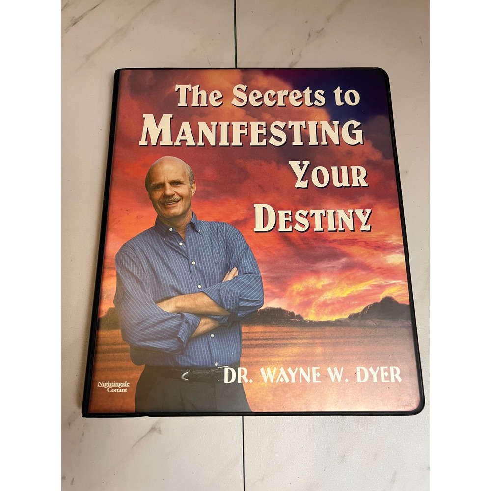 Dr Wayne Dyer The Secrets to Manifesting Your Destiny 7 Cassette Tape Set 14590A